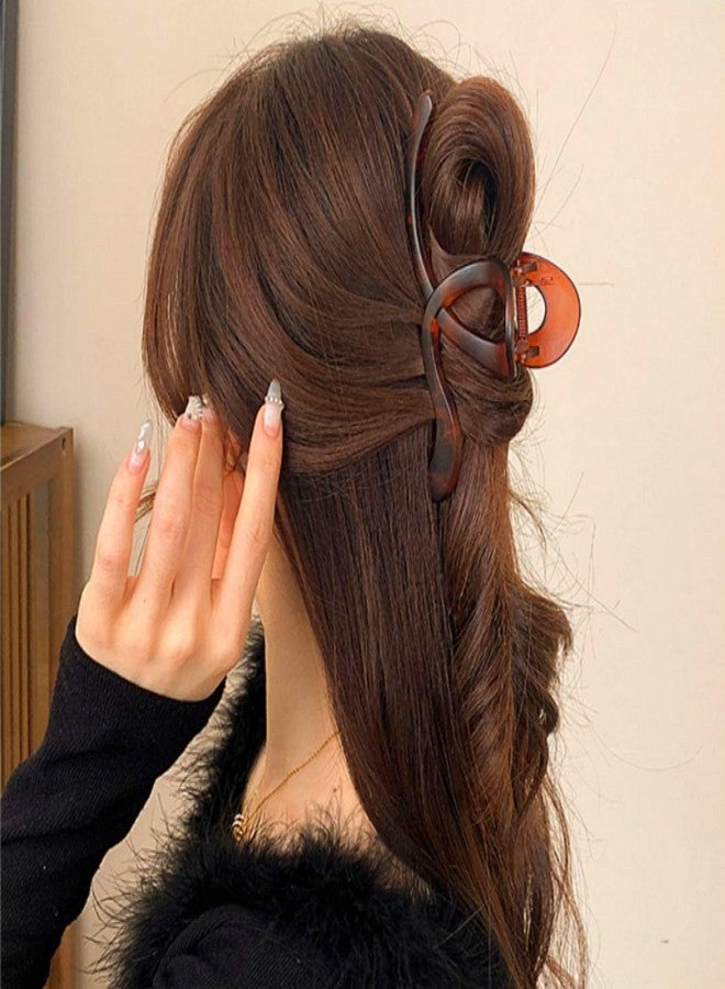 Sinide 5.1 Inch Big Hair Claw Clips for Women, SINIDE Extra Large Plastic Claw Clip Non-Slip Ponytail Barrette Strong Hold Banana Clips for Ladies Long Thick Hair, Jaw Claw Clips Hair Accessories - Image 5